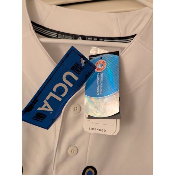 UCLA Bruins Blank Adidas Baseball Jersey Official NCAA XXL NEW - Picture 3 of 5
